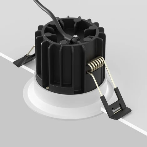 Встраиваемый светильник Maytoni Round DL058-12W-DTW-W (LED, 220V, круглые)