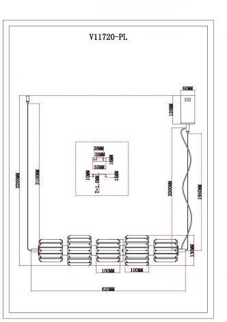 Подвесной светильник светодиодный Moderli Prismique V11720-PL