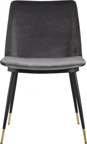 Стул Мелисса велюр Темно-серый 2 шт Stool Group (арт.УТ000037480)