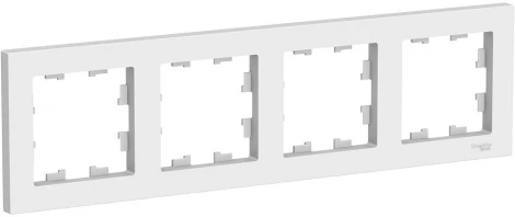 Рамка на 4 поста (белый) Systeme Electric AtlasDesign ATN000104
