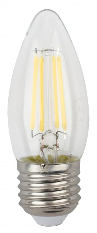 Лампочка светодиодная филаментная E27 7W ЭРА F-LED B35-7W-827-E27