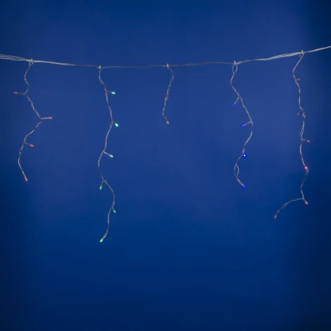 Бахрома светодиодная, 2м. 48 светодиодов, разноцветный свет Uniel ULD-B2005-048/DTA MULTI IP20