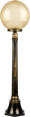 Наземный фонарь IP44 Oasis Light Globo Prism gold 88207PG Gb в форме шара (220V, фонарь, шар)