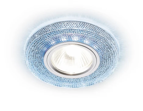Встраиваемый точечный светильник Ambrella Декоративные Кристалл Лайт S290 BL (220V)
