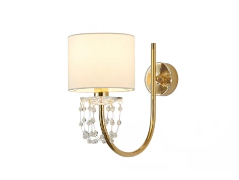 Бра с хрустальными подвесками Newport 4360 4361/A new gold (220V)