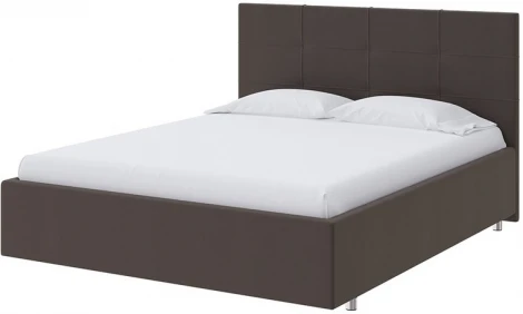 PROxSON Кровать Neo (Ткань: Велюр Forest 16 Коричневый) 90x200