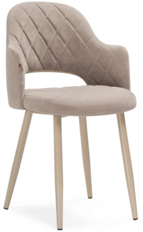 Стул Гутрид ромбы спереди капучино 504184 Woodville