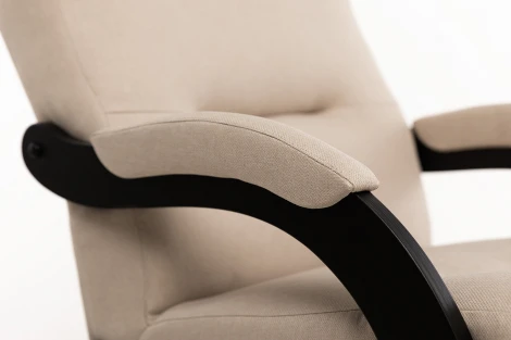 Кресло-качалка Leset Дэми (Фанера,Березовый шпон,Металл,Рогожка/Венге) арт.2500000173653