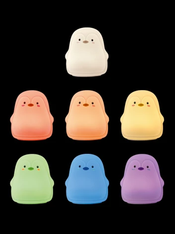 Ночник светодиодный аккумуляторный "Пингвин", с RGB-подсветкой Artstyle TL-907M