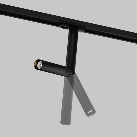 Трековый светильник однофазный 220V 6W Maytoni Focus T TR142-1-6W3K-B (LED, круглые)