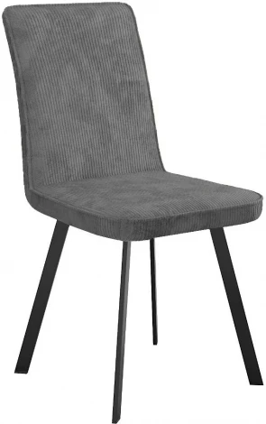 Стул DikLine 208 AN15 серый, ножки черные арт.00-00077690