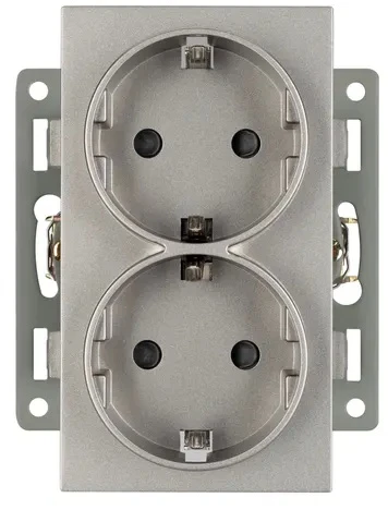 Механизм электрической розетки SCT-MEUD-PL-GR (250V, 16A) (Arlight) 043766