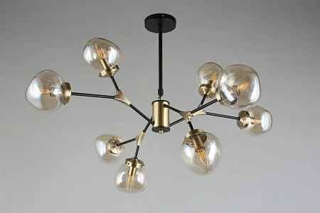 Потолочная люстра на штанге Omnilux Crotone OML-95107-08 (220V, шарики)