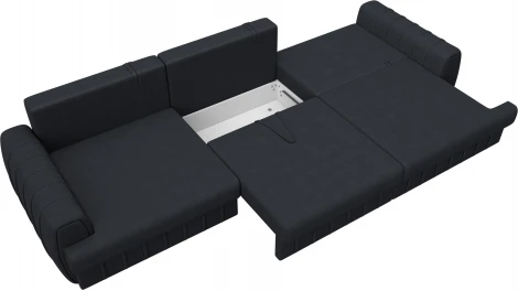 Диван прямой Лига-057 НПБ Лонг Лига Диванов (Замша) арт.129253