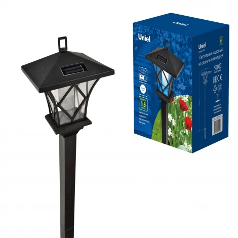 Грунтовый светильник на солнечной батарее Uniel USL-S-185/PM1550 RETRO (LED, IP44)