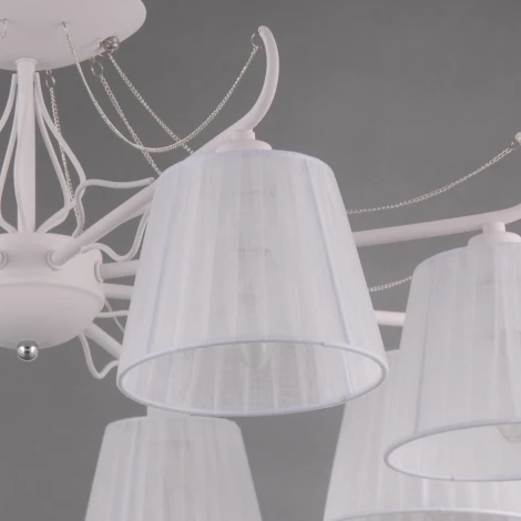 Потолочная люстра на штанге ILLUMICO IL9482-8CSQ-25WT ELITE