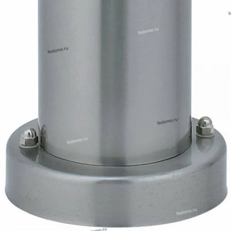 Столб уличный Horoz Kayin, 1 плафон, никель с прозрачным