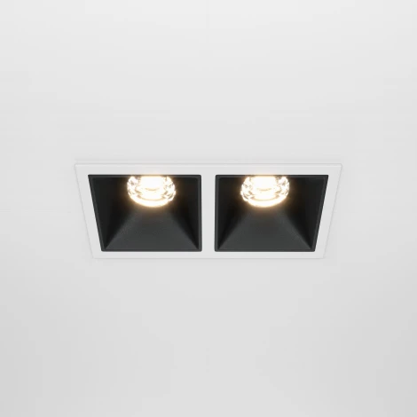 Встраиваемый светильник Alfa LED 3000K 2x10Вт 36° Maytoni Technical DL043-02-10W3K-SQ-WB (220V)