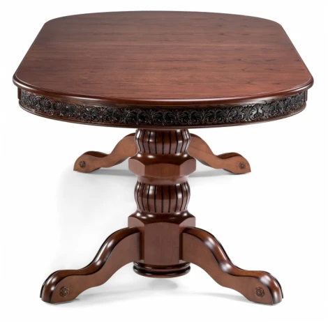 Деревянный стол Woodville Кассиль орех с коричневой патиной 450829
