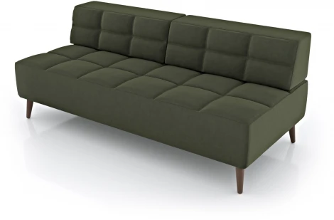 Диван Arsko Нельсон зеленый велюр