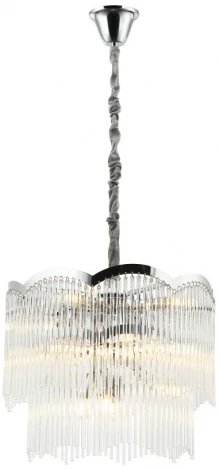 Подвесная люстра ярусная Stilfort Seauty 2121/09/12P (220V, хрусталь, на цепи, круглые)