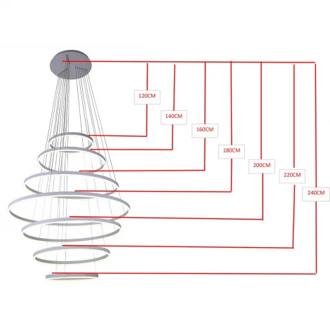 Подвесной светильник с пультом LED Lu Carte Tanis LC-22-0516