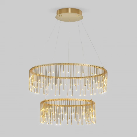 Подвесной светильник ярусный Bogate's Firefly 454/2 (LED, 220V, на тросе, кольцо)