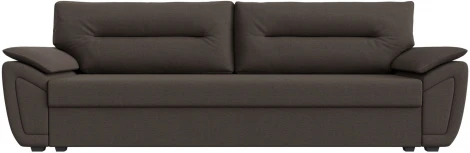 Диван прямой Нэстор Лайт (Коричневый/Рогожка) Лига Диванов арт.121552