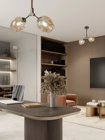 Потолочная люстра на штанге Мелодия Света SL1N 000024824