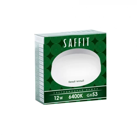 Лампа светодиодная Saffit SBGX5312 55190 GX53 12W 230V 6400K