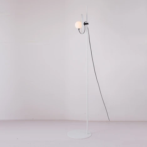 Торшер Margott Fl D25 White By ImperiumLoft Margott-Fl01 (220V, выключатель, шар)