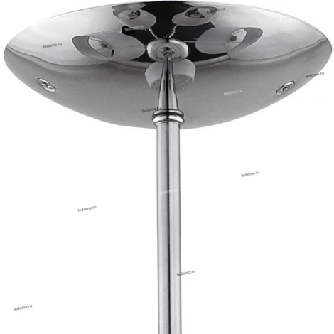 Люстра потолочная Alfa Siena, 5 плафонов, хром, серый, прозрачный хрусталь