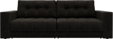 Диван прямой с декором Лига-049 НПБ Лига Диванов (Велюр) арт.128397