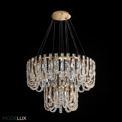 Подвесная люстра хрустальная Modelux MODELUX ML.6621.28 BS