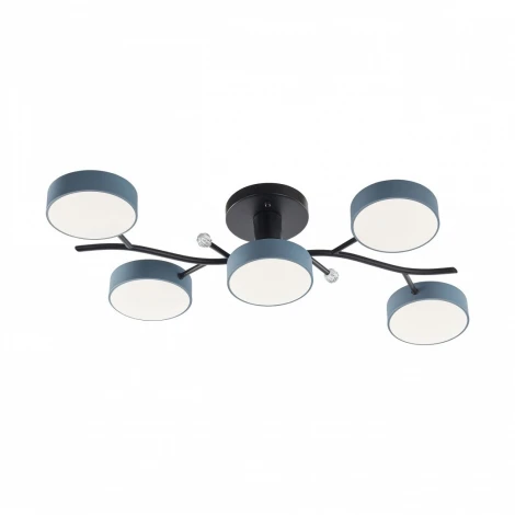 Потолочная люстра на штанге Arte Milano Ferrara 256606/5 Bk/Gr (LED, 220V, круглые)