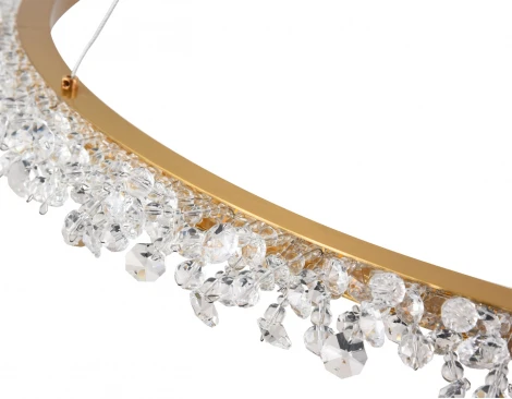 Подвесной светильник светодиодный ЛаураЛюкс 08454-80,36 Kink Light (220V, на тросе, кольцо)