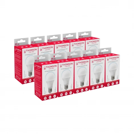 Лампочка светодиодная белая груша E27 15W Thomson A60 TH-B2305