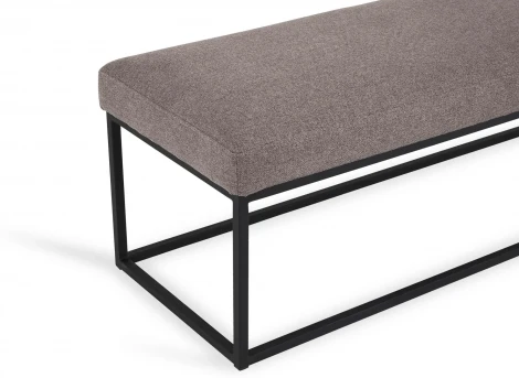 Банкетка Loft Flat ОГОГО (арт.810237), (Рогожка,Ткань/Серый)