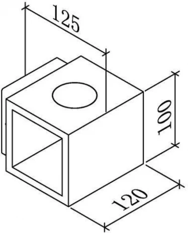 Настенный светильник светодиодный DesignLed JY LW-A0100A-BL-WW (220V, IP54)