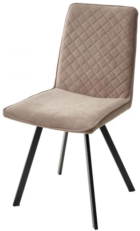 Стул PAINT, цвет B5 Капучино, велюр / черный каркас