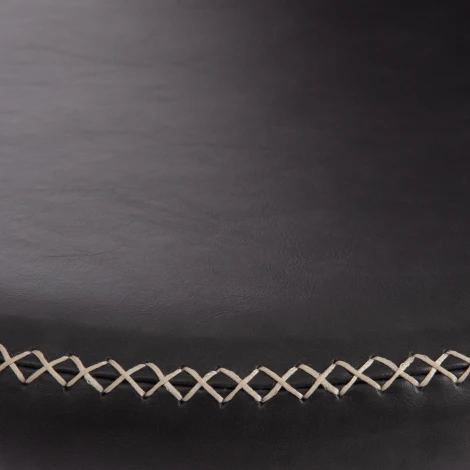 Стул FLAIR (mod. 9020) коричневый 1/черный (экокожа/металл)