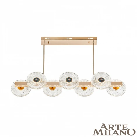 Подвесной светильник Arte Milano 3653.L850.W180.H600.LED G (220V, на тросе, цветы)