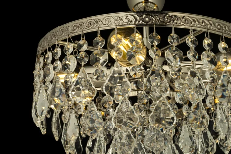 Потолочная люстра буше Arti Lampadari Castellana E 1.3.30.602 N (220V, хрусталь)