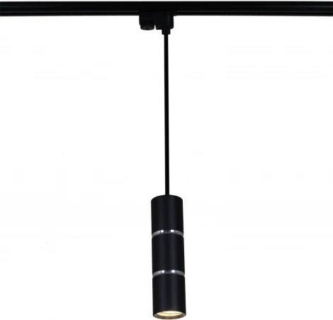 Трековый светильник однофазный Reluce 16005-9.3-001IL GU10 BK (220V)