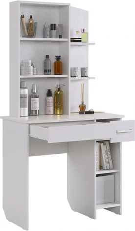 Виктория-1 Трюмо, цвет белое дерево Mebelson (арт.SPV-1.05.2552)