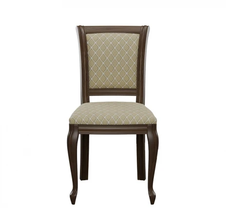 Стул, Орех тёмный, ткань Призма 37/1 Аврора Кабриоль 102173