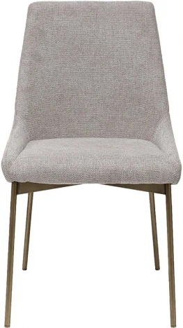 Стул обеденный белый+бронза 49*61*87см Garda Decor арт.163YH-06963