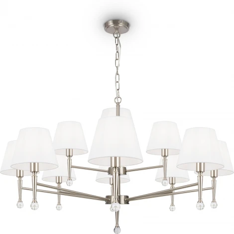 Подвесная люстра большая Freya Rosemary FR2190PL-12N (220V, на цепи)