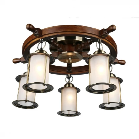 Потолочная люстра Omnilux Ferro OML-50307-05 (220V, штурвал)