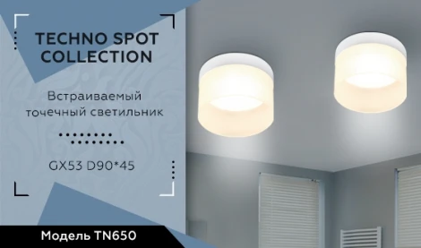 Встраиваемый точечный светильник Ambrella Techno Spot TN650 (220V, круглые)